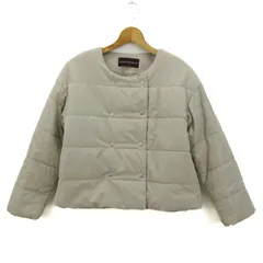 アーバンリサーチ ブルゾン ジャケット キルティング 中綿 ブランド アウター レディース Fサイズ ベージュ URBAN RESEARCH 【中古】