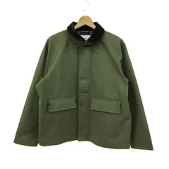 インヘリット カバーオール ジャケット ブルゾン ブランド アウター メンズ Mサイズ カーキ×ブラウン INHERIT 【中古】のサムネイル