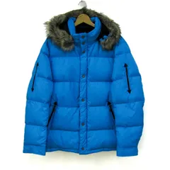 ユニクロ プレミアムダウンジャケット ジャンパー 大きいサイズ 317-048652 アウター メンズ XLサイズ 水色 UNIQLO 【中古】