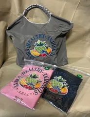 【 新品 】　刺繍ナイロンバック　ボールアンドチェーン風