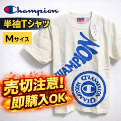新品タグ付 Champion チャンピオン 半袖Tシャツ 白 ロゴプリント M