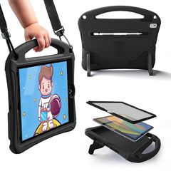 [신품] Bam Bino Cases SPACE SUIT 숄더 스트랩 스크린 가드 펜슬 수납 포함 내충격 키즈 케이스 [ iPad 10.2 9세대 / 8세대 / 7세대 / Air 10.5 2019 3세대 / Pro 0