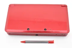 【良品・動作確認済】ニンテンドー3DS メタリックレッド 本体 3DS 任天堂 Nintendo 携帯ゲーム機 廃盤 人気カラー 動作良好 すぐに遊べるセット