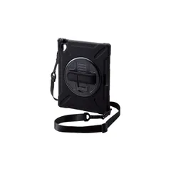 【新品】 エレコム iPad 第11世代 A16 11インチ (2025) 10.9インチ 第10世代 (2022) フルプロテクトケース ショルダーベルト付 スタンド付 Apple Pencil収納 ブラック TB-A22RHVHBK 0