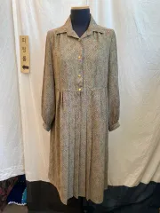 ヴィンテージパターンワンピース(-66)/11253