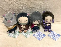 鬼滅の刃　ぽふっとぬいぐるみ　まとめ売り　冨岡義勇　竈門禰󠄀豆子　嘴平伊之助　胡蝶しのぶ