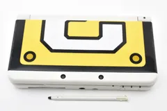 【良品・完動品】New ニンテンドー3DS 本体 ホワイト ハテナブロックプレート きせかえプレートで着せ替え自由！コンパクトで持ち運びにも便利 動作OK 初期化済 Nintendo 任天堂