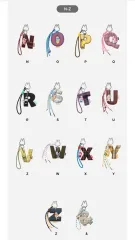 (14種セット) POP MART Labubu(ラブブ） 私の心の中の秘密のパスワード シリーズ イニシャル アルファベット キー