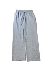 グレー トレーナー ワイド パンツ