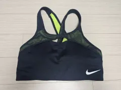 ナイキ スポーツブラ ブラック メッシュ