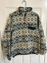 19FW パタゴニア シンチラ スナップ-T フリース オートミール/カスケード パータン