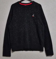 XL) NIKE ジョーダン ブラック 起毛 スウェットシャツ