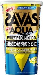 ザバス SAVAS ザバス アクア ホエイプロテイン100 レモン風味 280g トレーニング ジム 筋肉 ホエイプロテインアイソレート 運動時 体づくり 水分補給 クエン酸  2633098 -