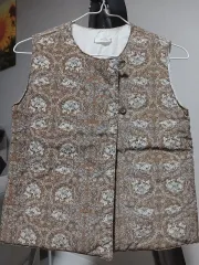 花柄 キッズ キルティング ベスト XL 6-8y