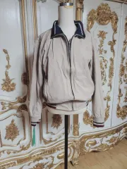 アイボリー色 ブルゾン ジャケット アウター