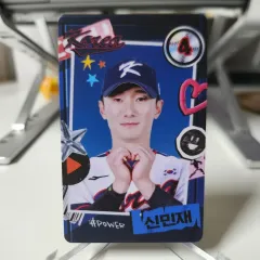 LG シン・ミンジェ 2025 K-ベースボール シリーズ 韓国国家代表 ネイビー トレカ