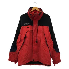 【中古】Columbia 3WAY マウンテンパーカー レッド LL コロンビア[92]