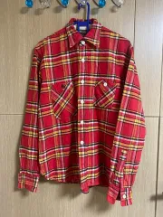 FOB FACTORY コットン CHECK シャツ Lサイズ JAPAN-MADE