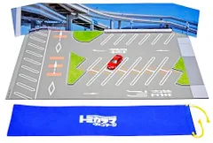 新品 トミーテック (TOMYTEC) トミカラマ ヴィンテージ 1/64 12a 大黒パーキングエリア マットA (日産 シルビア Q’s エアロ 95年式付属) ラバーマット＋ ABS樹脂、アクリル製小物セット (塗装済、一部組立済) ＋ ダイキャスト製ミ