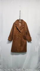 ダブル ロングコート（ブラウン）