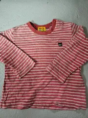 ミッキーマウス ストライプ Tシャツ 90