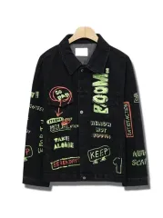 (特価)ペインティング デニムジャケット(F)100-105