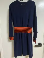 マークバイマークジェイコブス ネイビー ワンピースS サイズ