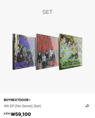 BOYNEXTDOOR(ボイネク) ボイネク ノー・ジャンル no genre アルバム セット