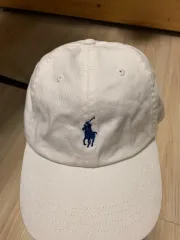 ポロ ラルフローレン ホワイト ボールキャップ (タグのない新品)