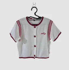 95 ハートクラブ レディース ニット 半袖 カーディガン ジャケット