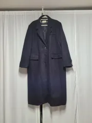 100 120)オーバーサイズ ウール ロングコート