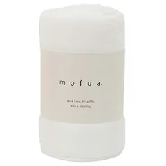 新品 AQUA (アクア) mofua (モフア) くもケット 掛け布団 [ 雲につつまれるような やわらかさ (雲ケット) ] ダブル D オフホワイト/とろける 肌掛け キルトケット マシュマロタッチ ふかふか もこもこ 洗える 31200342のサムネイル