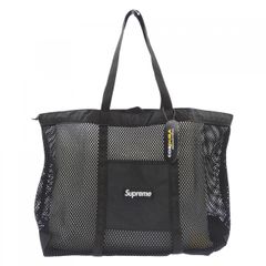 Supreme 25ss week8 メッシュトートバッグ ブラック - メルカリ