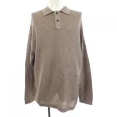 試着のみ美品 バトナー ウール ポロシャツ ロングスリーブ チャコールグレー 2 ポロシャツ | Dresswell（ドレスウェル）