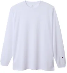 チャンピオン Champion ロングスリーブTシャツ メンズ C3-XS491 ロングTシャツ メンズ トップス カットソー 部活 イベント チーム トレーニング ロンT ロングスリーブ  C3XS491 010 ホワイト