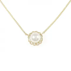 K18YG アコヤパール ネックレス 6.8mm