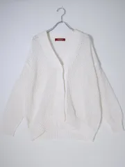 Max Mara Studioマックスマーラ ストゥーディオ コットンメッシュニットカーディガン【-】【LKNA77137】