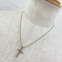 ビリーブインミラクル クロスペンダント SILVER刻印 十字架 ボールチェーン シルバー 11.5g 男女兼用 ユニセックス メンズ 表記無し ISItems【USED】【古着】【中古】50127591