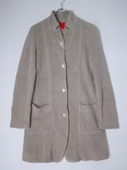 ISSEY MIYAKE HaaT HeaRT イッセイミヤケ ハート 日本製 リネンニットロングジャケット カーディガンコート【2】【LKNA78263】