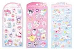 サンリオジュエルマシュマロステッカー3種