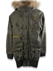 Y2Kミリタリー マウンテンパーカー ポケットデザイン2352