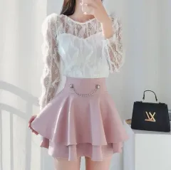 量産型 ハイウエスト ミニスカート