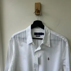 15355 - ポロラルフローレン 白 シャツ