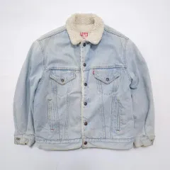 レディース Mサイズ) リーバイス 80s USA シェルパ デニム ジャケット
