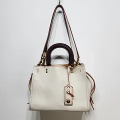 COACH ローグ25 トートバッグ ショルダーバッグ バッグ 白