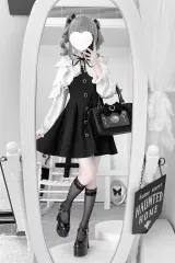 量産型デニム数レースパッチワークヒュージョンロングワンピース