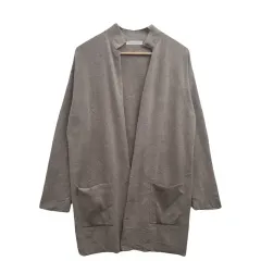 DOCLASSE ベージュ カーディガン ロング丈 L