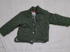 90 ジムボリー カーキ キルティング アウター スナップボタン