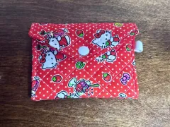 (新品) ハローキティ ハンドメイド カードウォレット