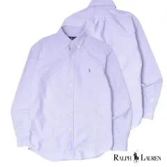 ポロラルフローレン 新型ラベル Oxford シャツ XS N0790